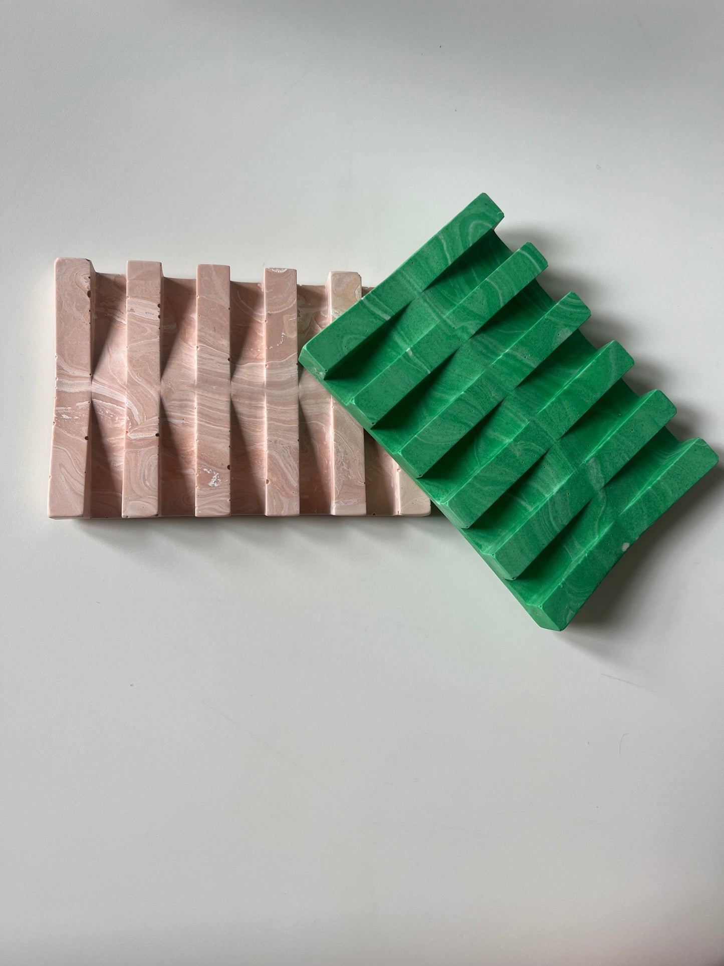 Porte-savon vert