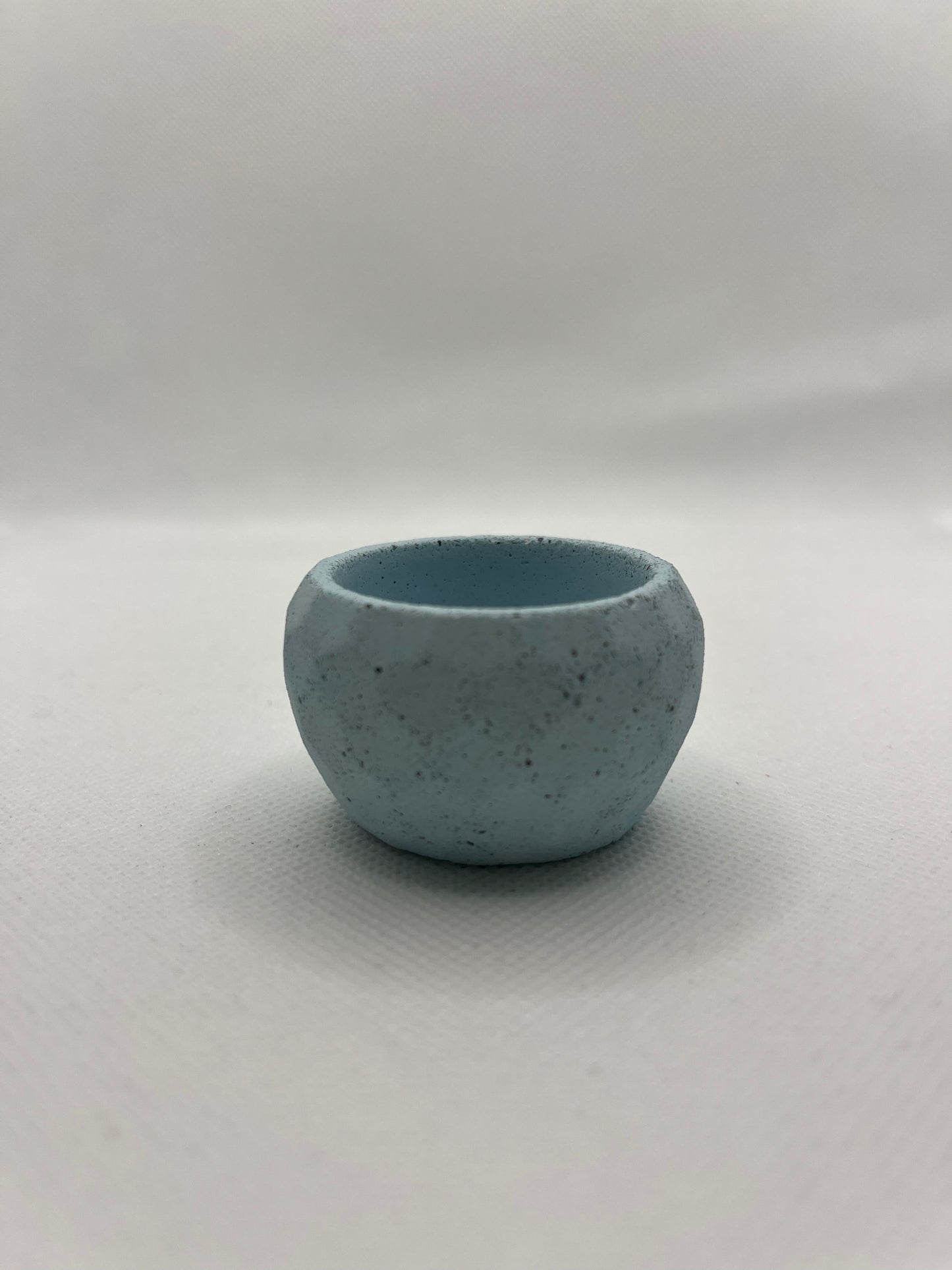 Mini pot bleu effet granite
