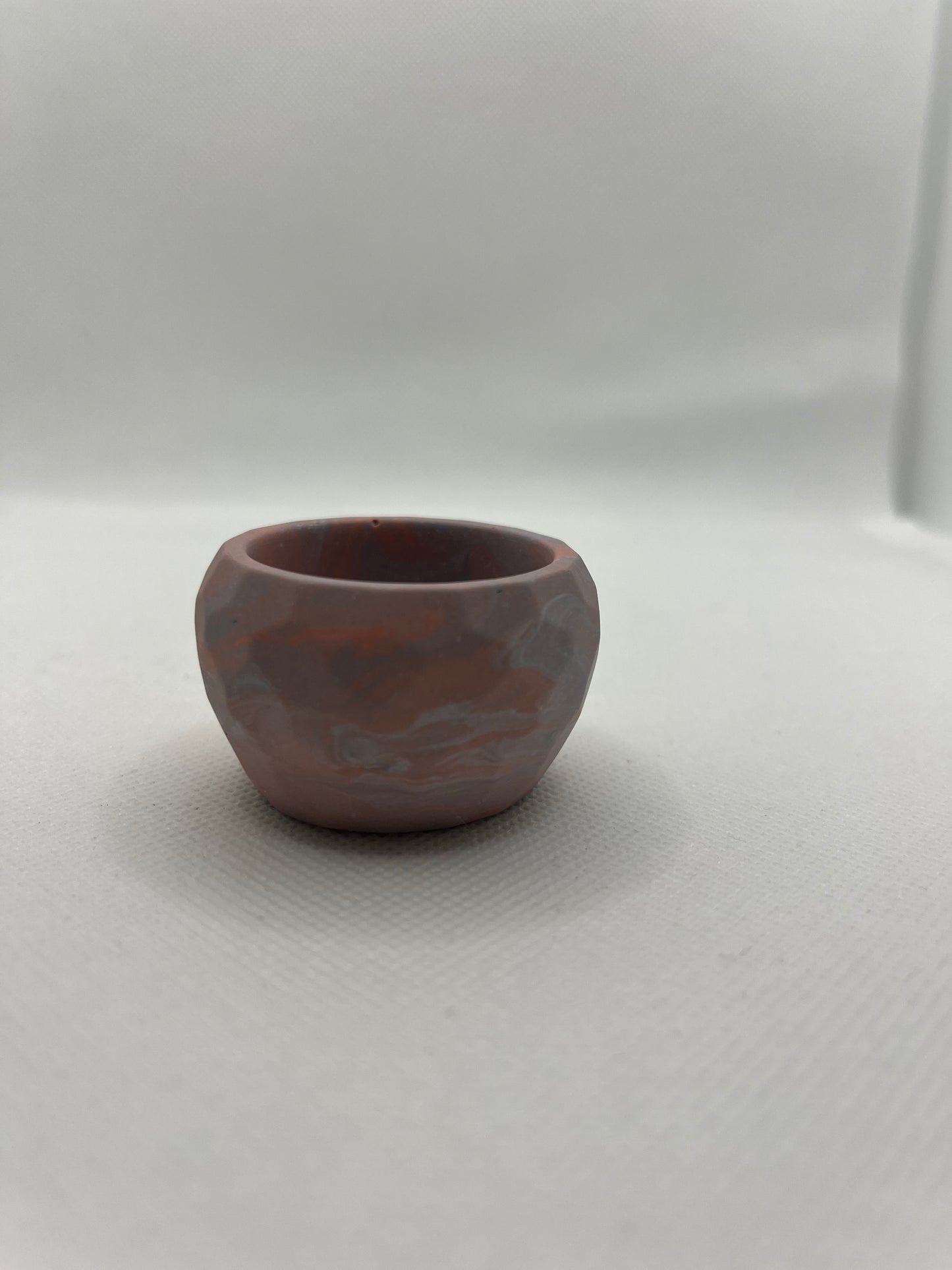 Mini pot rose et bleu