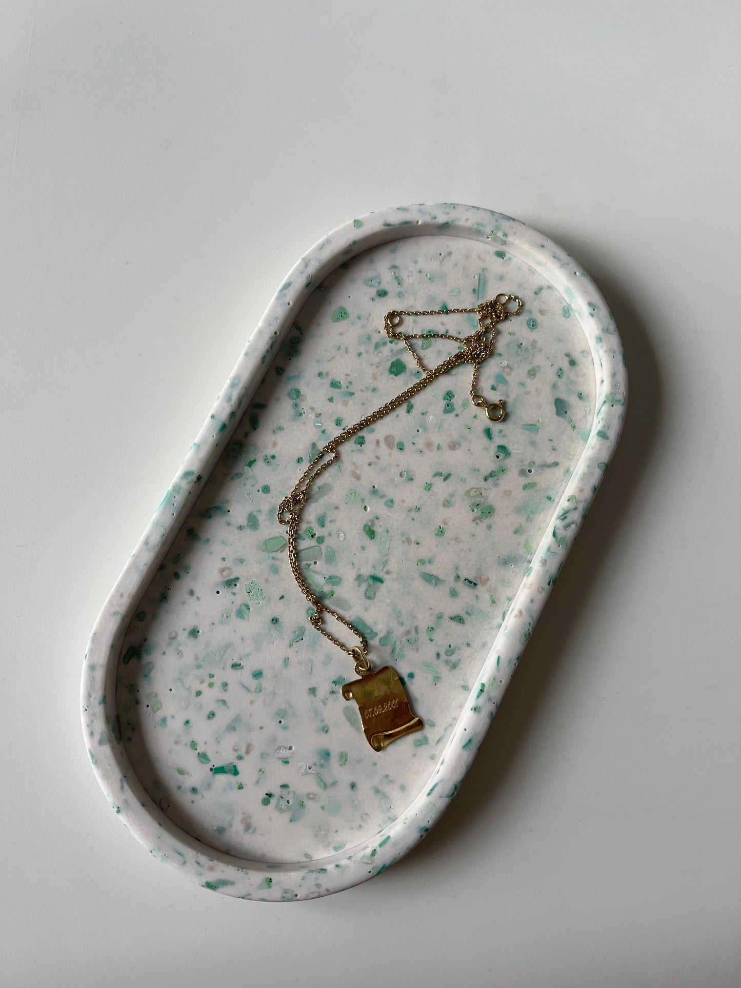 Plateau Terrazzo vert