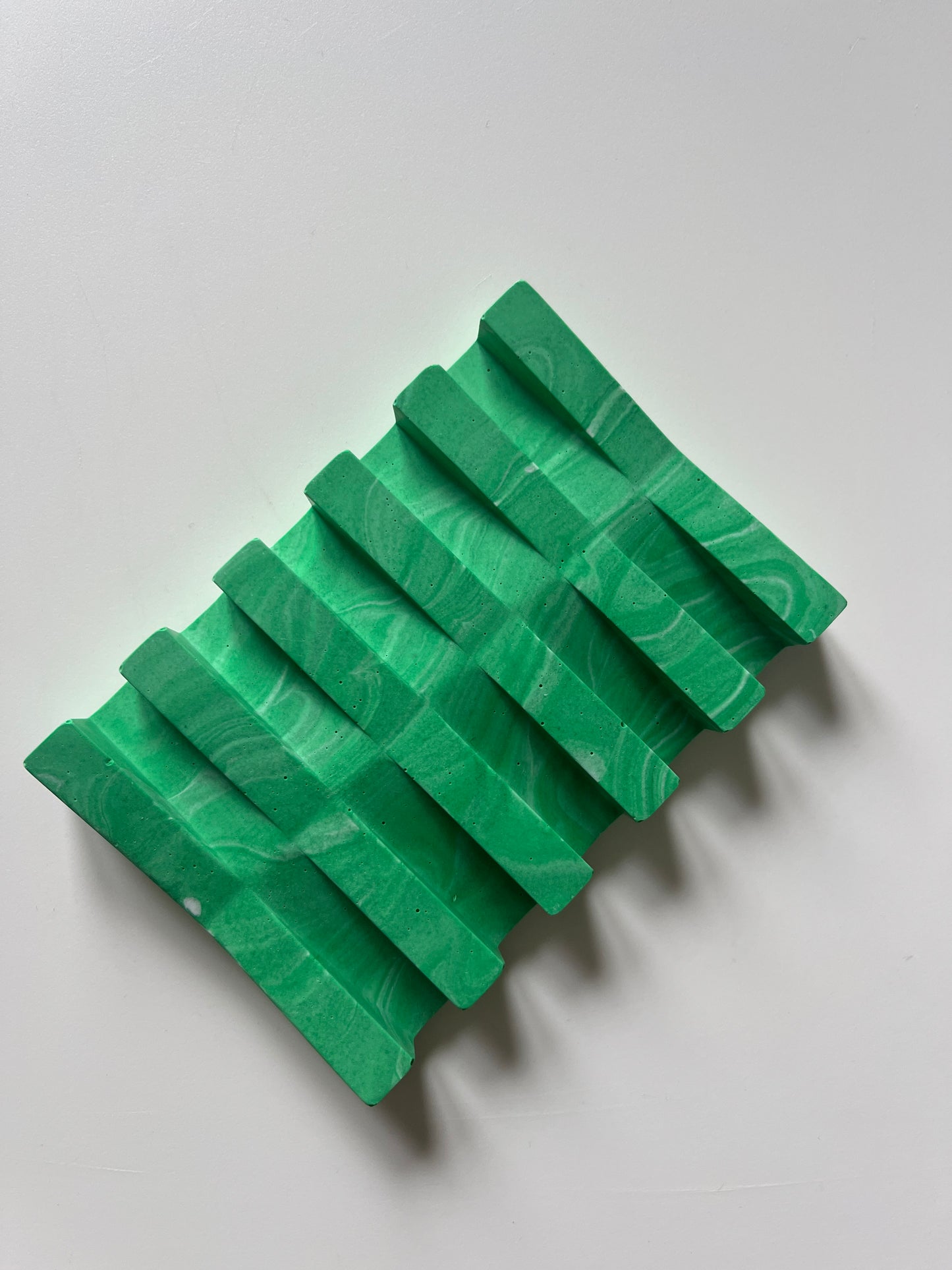 Porte-savon vert
