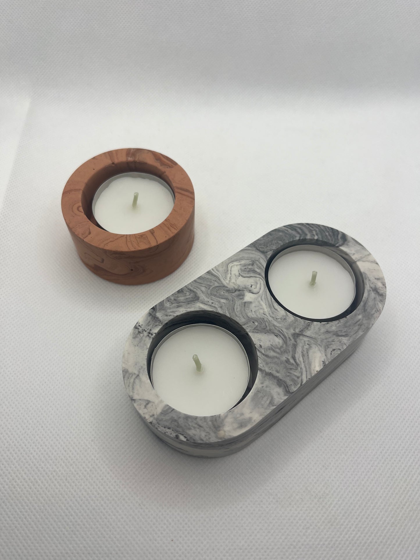 Bougeoir double